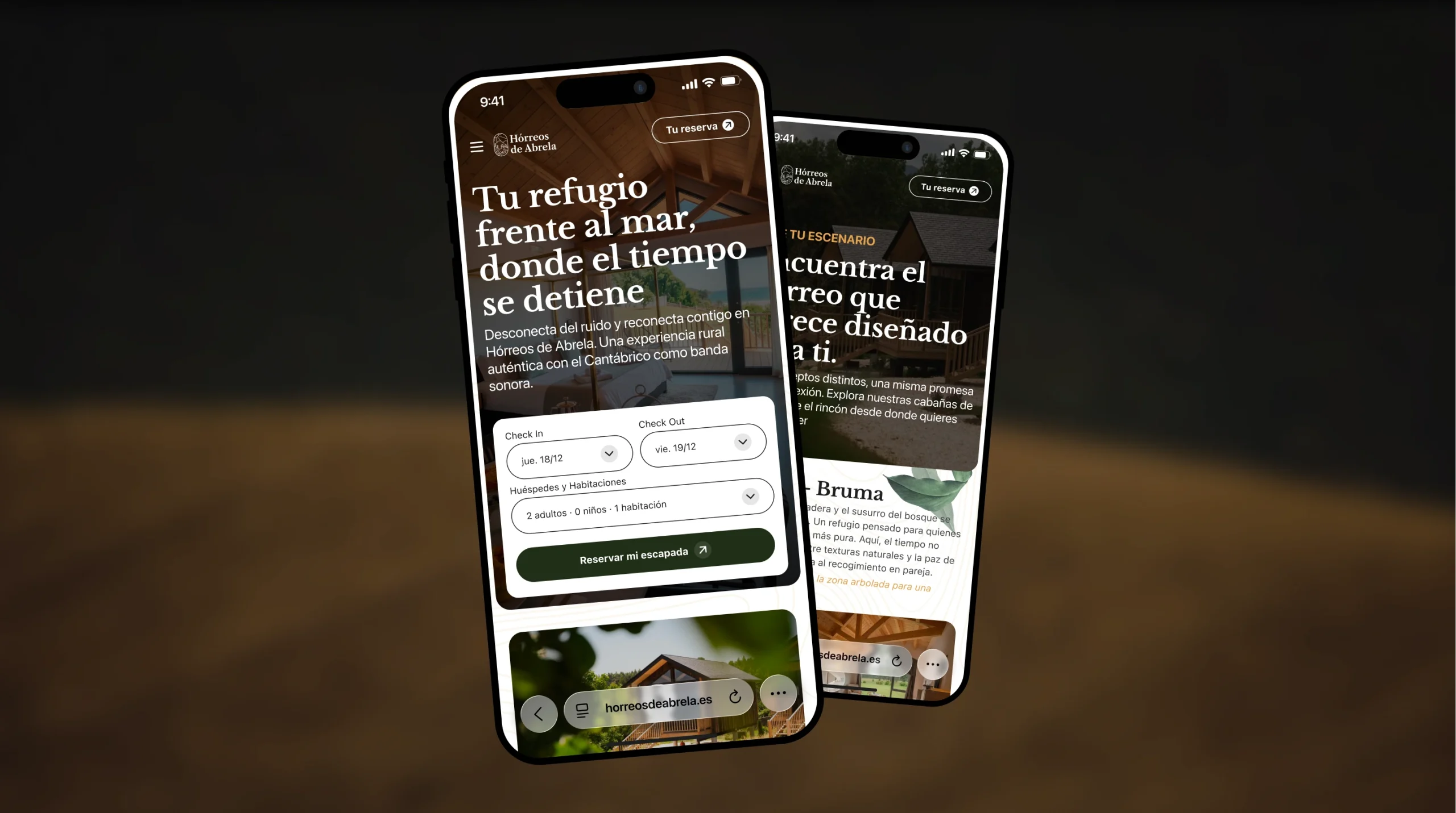 Interfaz de reserva móvil con microinteracciones para optimizar la conversión diseñada por Tantumtech.