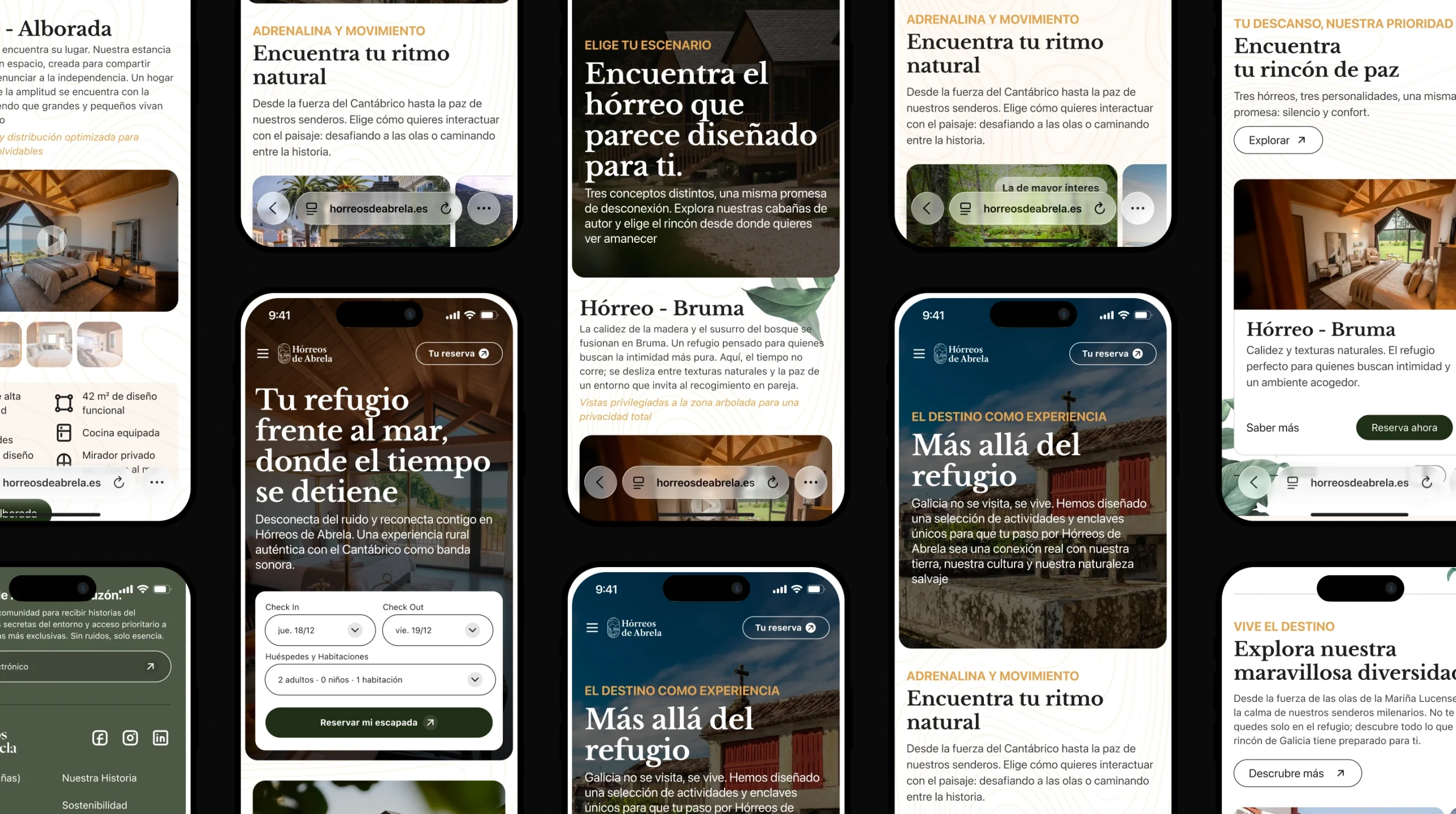 Sistema de diseño y arquitectura de información para la plataforma digital de Hórreos de Abrela.